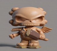 Skull angeluz 3D model