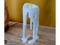 Dripping Candle 3D model