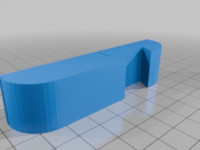 Led Sign Extrusion Coupler 3D model