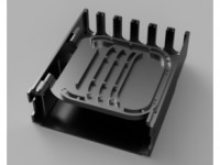 Fiber Optic Box for Keystone Modules 3D model