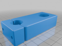 Campingstuhl Angelschirm Halter 3D model