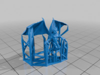 Horned Devil and Imps 3D model