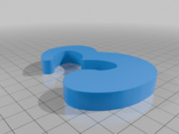NUMEROS DEL 1 AL 5 3D model