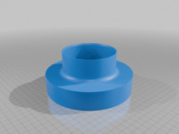 90x150 inside diameter adapter 3D model