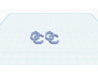 OC Earrings 3D model