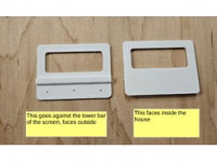 Window screen pull handle replacement 3D model