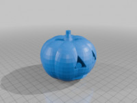 Tea Light Pumpkin 3D model