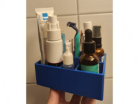Bathroom organizer for bathroom essentials 3D model