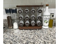 Glass Spice Jar Rack 3D model