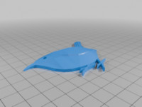Low-Poly Wren - Refrigerator Magnet 3D model