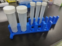 Slim tube rack 3D model