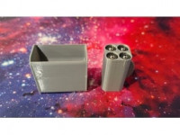Rechargeable AAA Battery Box 3D model