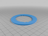 MM wave sensor mounting ring (ZY-M100-24GV3) 3D model