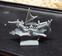 Epic Scale - Evil Elves - Small Hover Transport 3D model