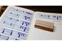 Piano Keyboard Stamp 3D model