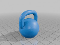 Gym Keychain 3D model