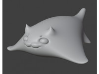 Cat manta ray figurine! 3D model