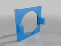 3" square Gelatin Filter Holder 3D model