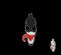 Keychain Venom Minimal (Version 2) 3D model