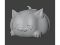 Pumpkin cat for halloween! 3D model