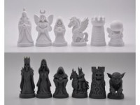 Dream v Nightmare Chess Set 3D model
