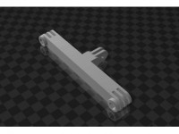 GoPro Mount Splitter 3D model