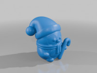 Penguin Keychain 3D model