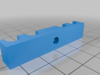 RO water line hanger 3D model