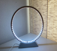 Ring Lamp (Customizable) 3D model