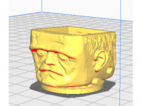 Frankenstein Guitar Knob  3D model