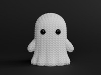 Knitted Ghost 3D model