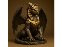 CF Egyptian Pharaoh Dragon 3D model