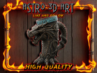 Viking Dragon Mug 3D model
