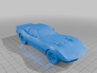 big twin vette 3D model