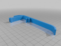 Commodore MPS 803 printer tractor paper support 3D model