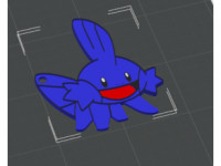 Mudkip Keychain 3D model