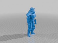 fallout t51 power armor model 3D model