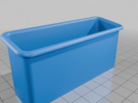 Fluval Flex 9 Gallon (34L) Feeding well 3D model