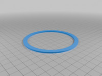 Dnepr Speedometer Gaskets / Tachometerdichtungen 3D model