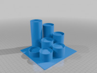 7 tealight holder 3D model