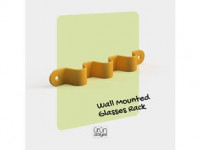 Wall-Mounted Glasses Rack - 3D Print Model 3D model