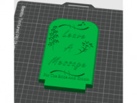 Leave Message Sign 3D model