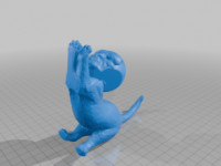 Handsome kitty 3D model