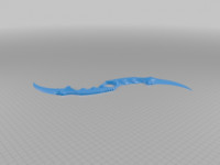 Batarang karambit 3D model