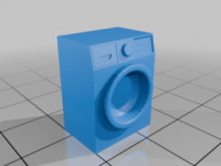 Washing Machine with a few added buttons  3D model