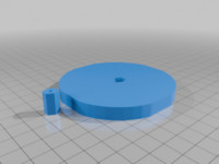 8mm chuck with display wheel 3D model