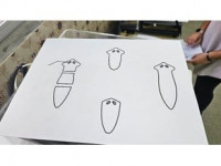 Tactile image: laceration 3D model