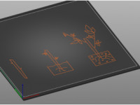 Tactile image: vegetative propagation 3D model