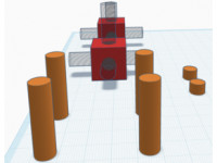 Connectable Square V.3 3D model