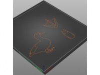Tactile image: duck 3D model